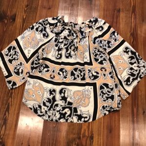 Alice & Trixie silk blouse - size small